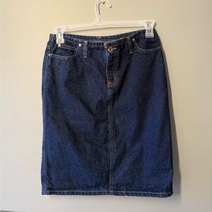Vintage Y2K Hydraulic Classic Denim Skirt